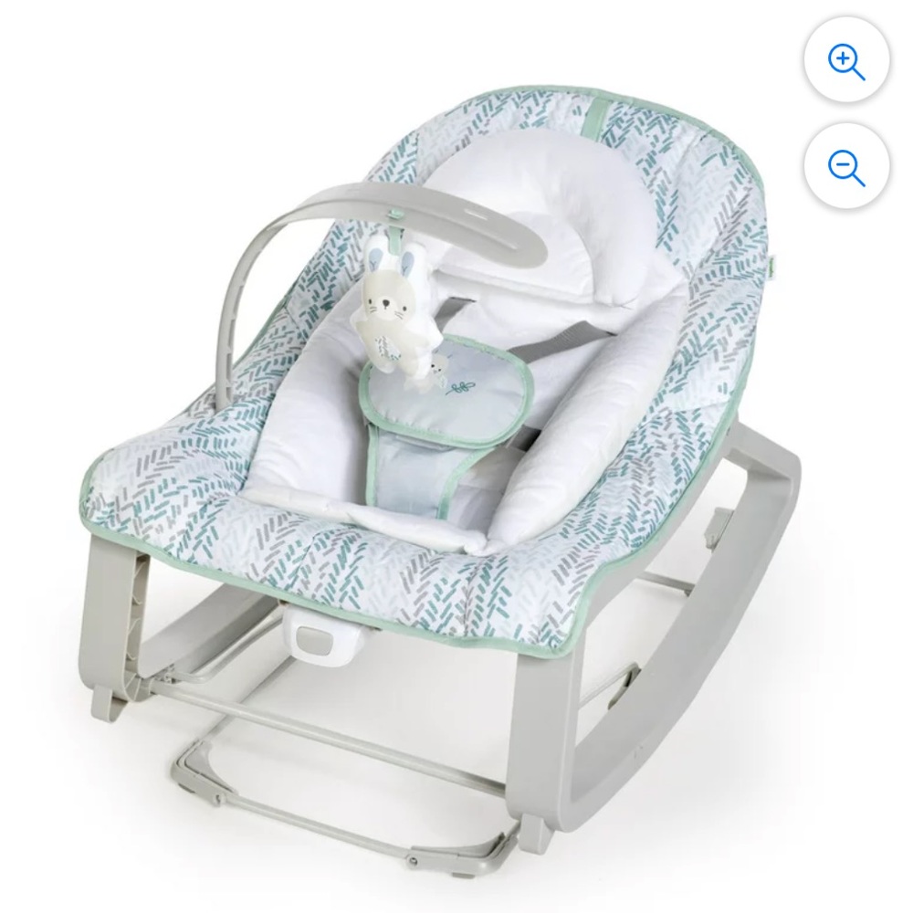 Ingenuity Keep Cozy 3-in-1 Vibrating Baby Bouncer and Rocker NEW IN BOX